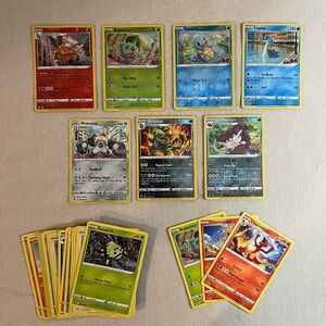 2022 Pokemon Go Trading Card Lot with Holographic Charizard